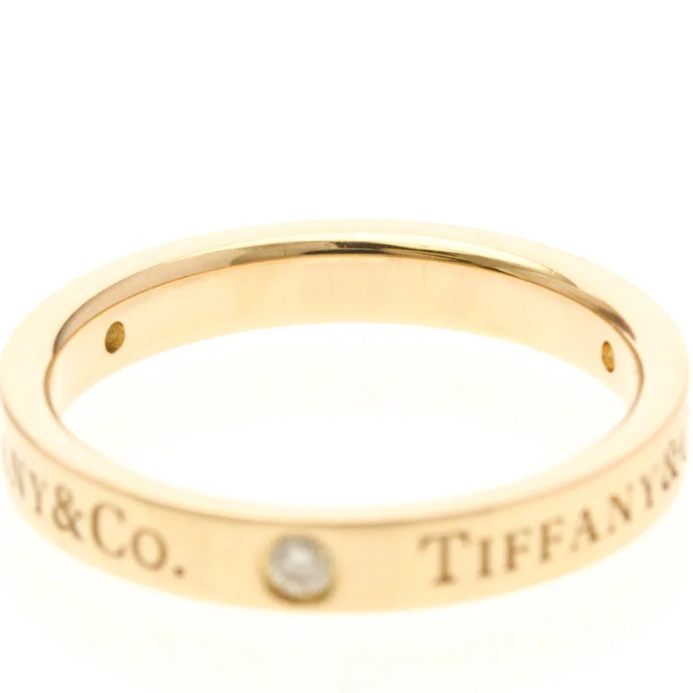 TIFFANY 18k Gold Diamond Ring